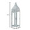 Gallery of Light 10018513 Small Silver Moroccan Style Lantern