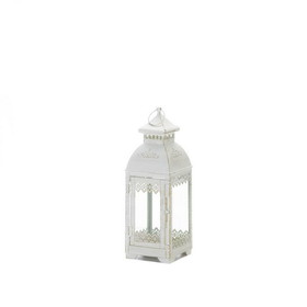 10018827 Gallery of Light Wooden Diamond Lattice Lantern 