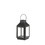 Gallery of Light 10018653 Mini Square Top Black Lantern