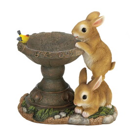 Accent Plus 10018695 Playful Bunnies Bird Feeder