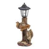 Summerfield Terrace 10018808 Friendly Squirrels Solar Lamp