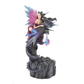Dragon Crest 10018844 Light Up Fairy And Dragon Figurine
