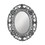 Accent Plus 10018873 Silver Scallop Wall Mirror