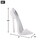 Accent Plus 10018876 Dazzling White Shoe Phone Holder