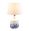Gallery of Light 10018919 White And Blue Splash Table Lamp