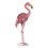 Accent Plus 10018932 Standing Tall Solar Flamingo Statue