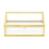 Accent Plus 10018953 Gold Motif Jewelry Box