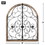 Accent Plus 10019022 Arched Wood And Iron Wall D&#233;cor