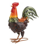 Summerfield Terrace 10019092 Colorful Rooster Decoration