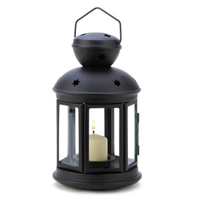 Accent Plus 14123 Black Colonial Candle Lamp