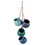 Accent Plus 4506335 Blue Tones Dangling Mini Pots