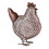 Accent Plus 4506337 Chicken Wire Chicken Sculpture