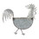 Accent Plus 4506376 Rooster Galvanized Wall Planter