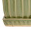 Accent Plus 4506382 Green Square Ceramic Small Planter Set Of 3