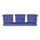 Accent Plus 4506383 Blue Square Ceramic Small Planter Set Of 3