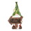 Accent Plus 4506502 Gnome With Glowing Welcome Sign Solar Statue