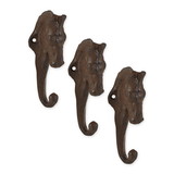 Accent Plus 4506576 Horse Wall Hook Set/3