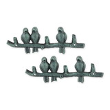 Accent Plus 4506587 Birds On A Branch Wall Hook Set/2
