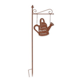 Accent Plus 4506671 Love Grows Here Garden Stake