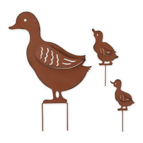 Accent Plus 4506675 Duck Family Garden Stake