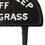 Accent Plus 4506692 Please Keep Off The Grass Garden Stake