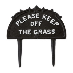 Accent Plus 4506692 Please Keep Off The Grass Garden Stake