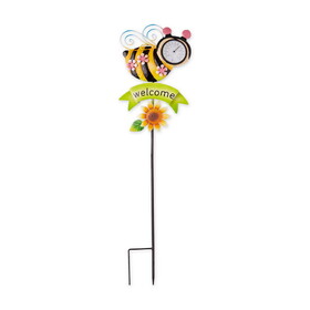 Accent Plus 4506868 Thermometer Garden Stake - Bee