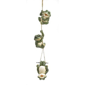 Summerfield Terrace 57070017 Frolicking Frogs Hanging Decoration