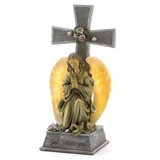 Wings of Devotion 14643 Solar Blessed Cross Figurine