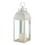 Gallery of Light 57070442 Distressed Ivory Candle Lantern