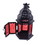 Gallery of Light 57070451 Red Glass Moroccan Lantern