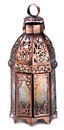 Gallery of Light 57070486 Copper Moroccan Candle Lamp