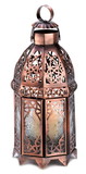 Gallery of Light 13366 Copper Moroccan Candle Lamp