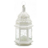 Gallery of Light 57070772 White Moroccan Lantern