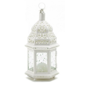 Gallery of Light 38465 White Moroccan Lantern