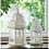 Gallery of Light 57070948 Large White Moroccan Lantern