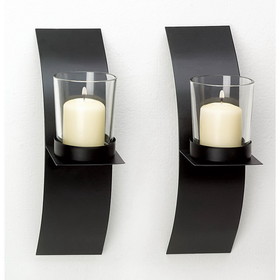 Gallery of Light 57070950 Mod-Art Candle Sconce Duo