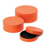 Accent Plus 57071028 Orange Keepsake Box Trio
