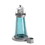 Gallery of Light 10015433 Blue Glass Watch Tower Candle Lamp