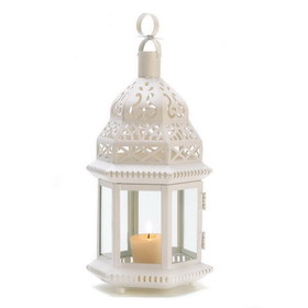 Gallery of Light D1064 White Moroccan Style Lantern