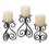 Gallery of Light 10015838 Scrollwork Candle Stand Trio