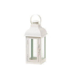 Gallery of Light 10015996 Gable Medium White Lantern