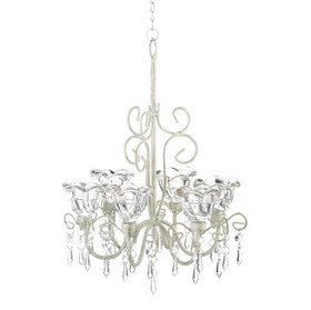 Gallery of Light 57071441 Crystal Blooms Candle Chandelier