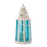 Gallery of Light 15217 Ocean Blue Lighthouse Candle Lamp
