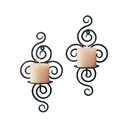 Gallery of Light 57071687 Scrollwork Candle Sconces