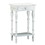 Accent Plus 57071695 Carved White Side Table