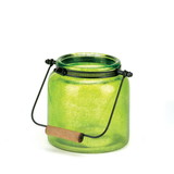 Gallery of Light 10016683 Green Jar Candle Lantern