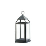 Gallery of Light 57072016 Large Rustic Silver Contemporary Lantern