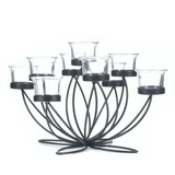 Gallery of Light 57072228 Iron Bloom Candle Centerpiece