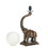 Gallery of Light 57072236 Trumpeting Elephant Lamp
